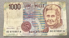 BANCONOTA MILLE 1000 LIRE