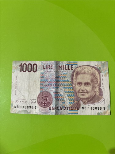 Banconota mille 1000 lire - banconota,