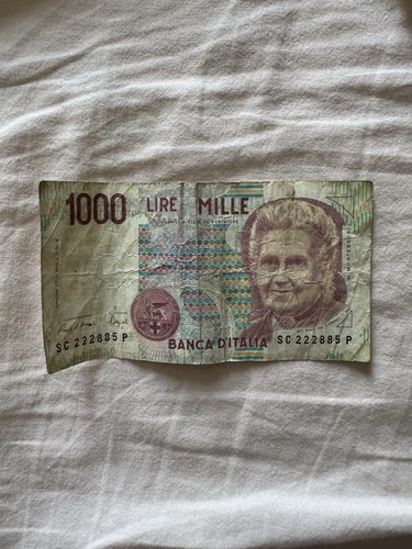 Banconota mille 1000 lire - banconota,