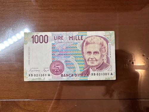 Banconota lire 1000 montessori - 1000,
