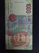 Banconota Mille 1000 Lire